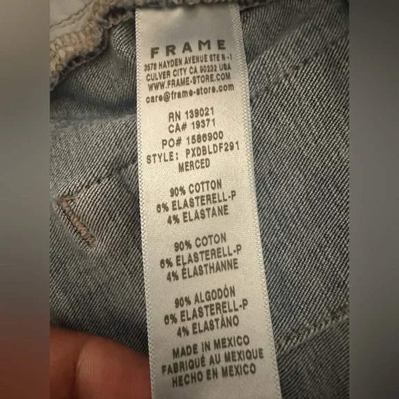 Frame Denim High Rise Women's Double Stitch Detail Flare Jeans-Merced-Size 29 - Picture 7 of 11